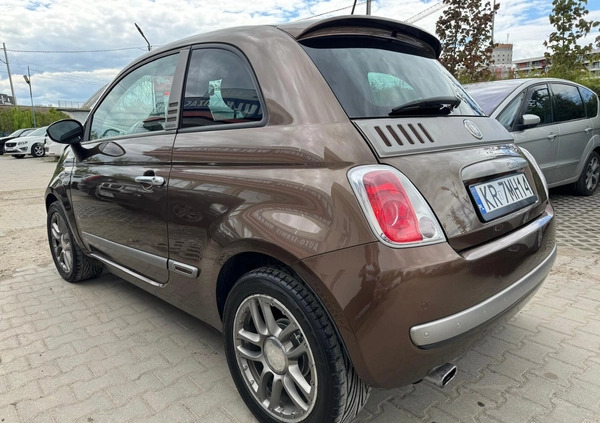 Fiat 500 cena 19900 przebieg: 160000, rok produkcji 2010 z Kraków małe 37